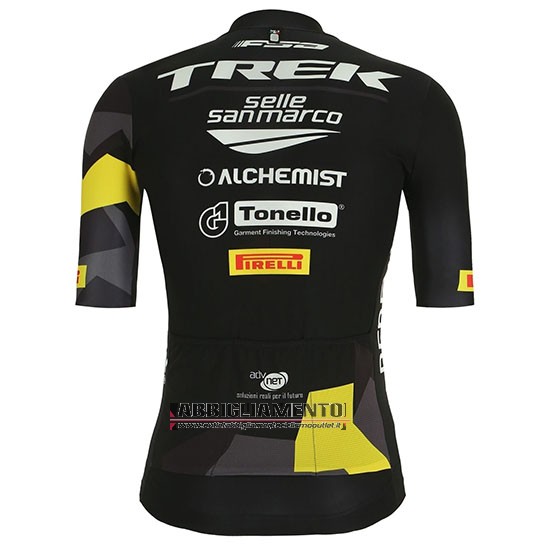 Abbigliamento Trek Selle San Marco 2019 Manica Corta e Pantaloncino Con Bretelle Nero Giallo - Clicca l'immagine per chiudere